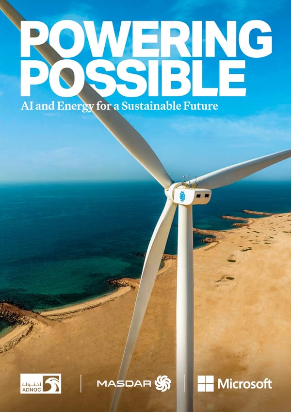Powering Possible 2024: AI and Energy for a Sustainable Future - Page 1