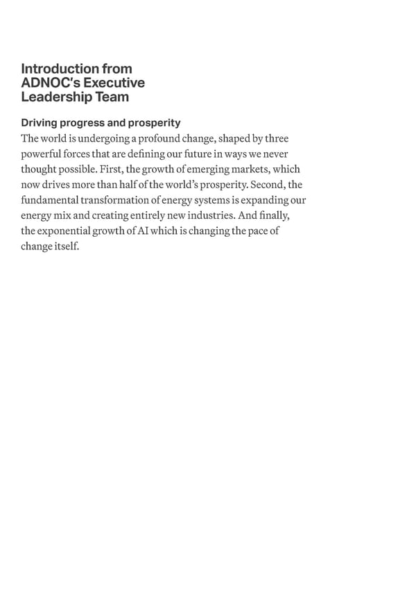 ADNOC Sustainability Report 2024: Driving Progress & Prosperity - Page 2