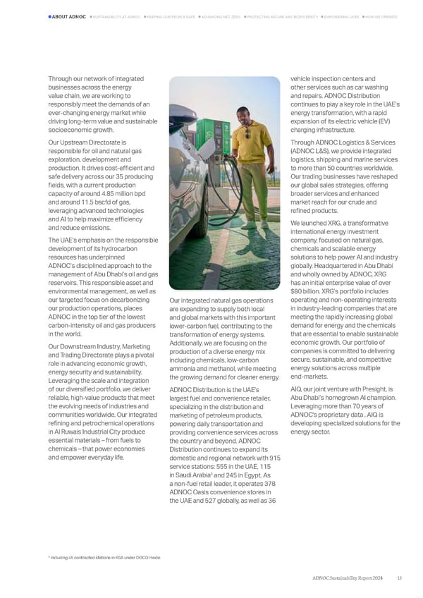 ADNOC Sustainability Report 2024: Driving Progress & Prosperity - Page 13