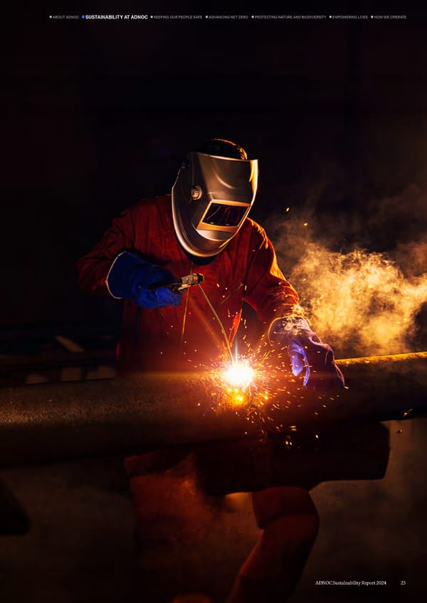 ADNOC Sustainability Report 2024: Driving Progress & Prosperity - Page 25