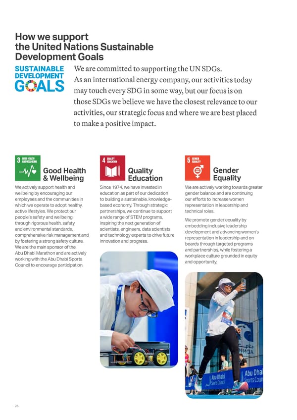 ADNOC Sustainability Report 2024: Driving Progress & Prosperity - Page 26