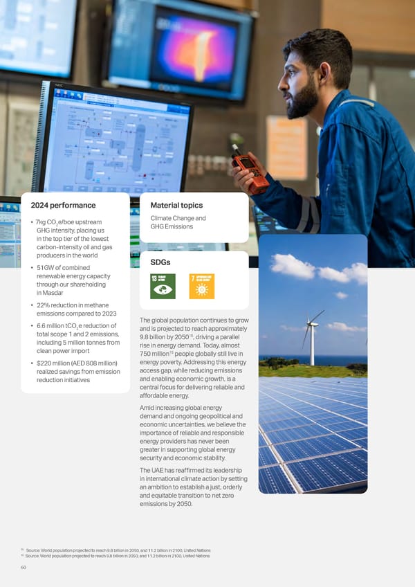 ADNOC Sustainability Report 2024: Driving Progress & Prosperity - Page 60