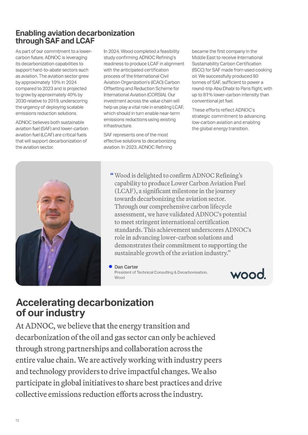 ADNOC Sustainability Report 2024: Driving Progress & Prosperity - Page 72