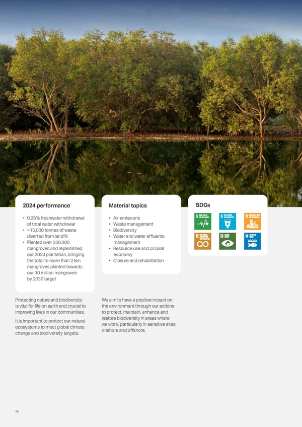 ADNOC Sustainability Report 2024: Driving Progress & Prosperity - Page 76