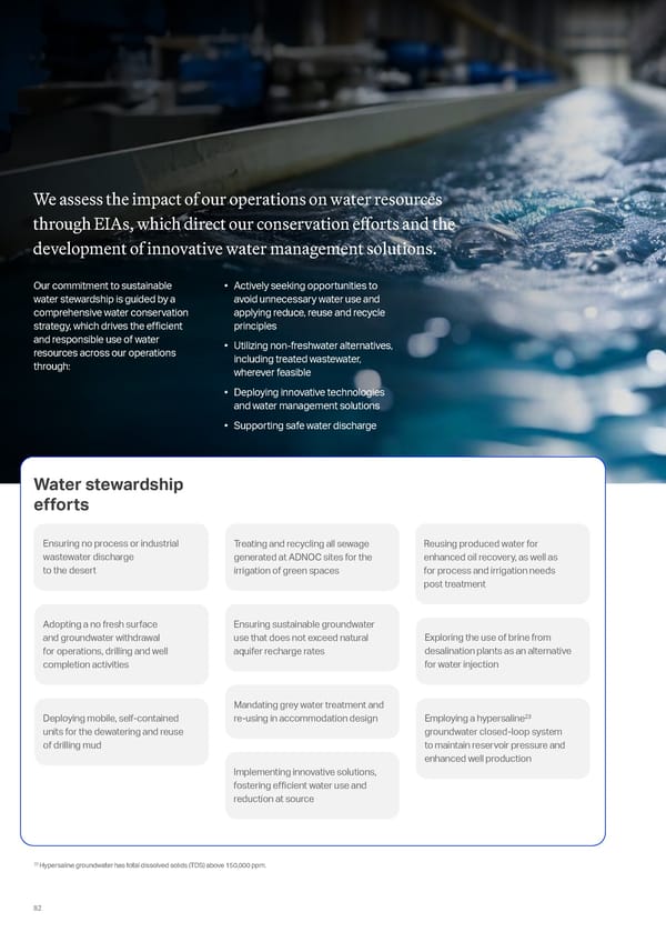 ADNOC Sustainability Report 2024: Driving Progress & Prosperity - Page 82