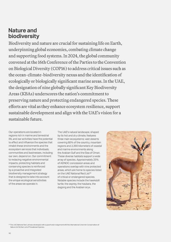 ADNOC Sustainability Report 2024: Driving Progress & Prosperity - Page 90