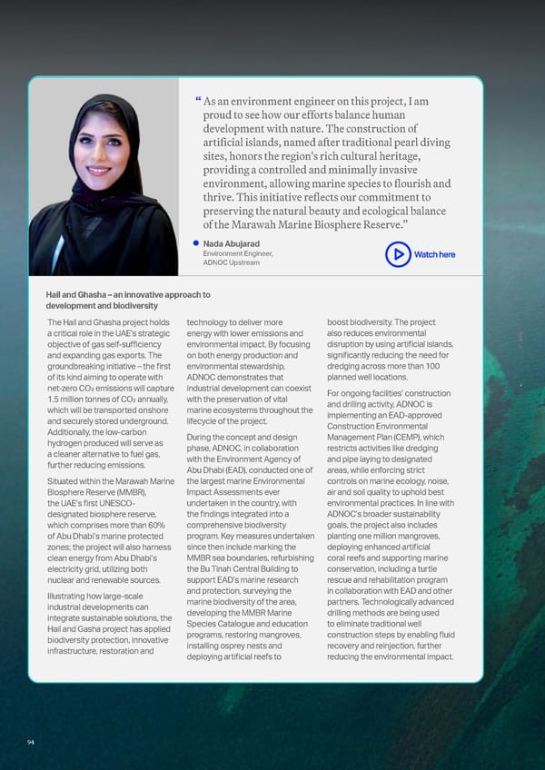 ADNOC Sustainability Report 2024: Driving Progress & Prosperity - Page 94