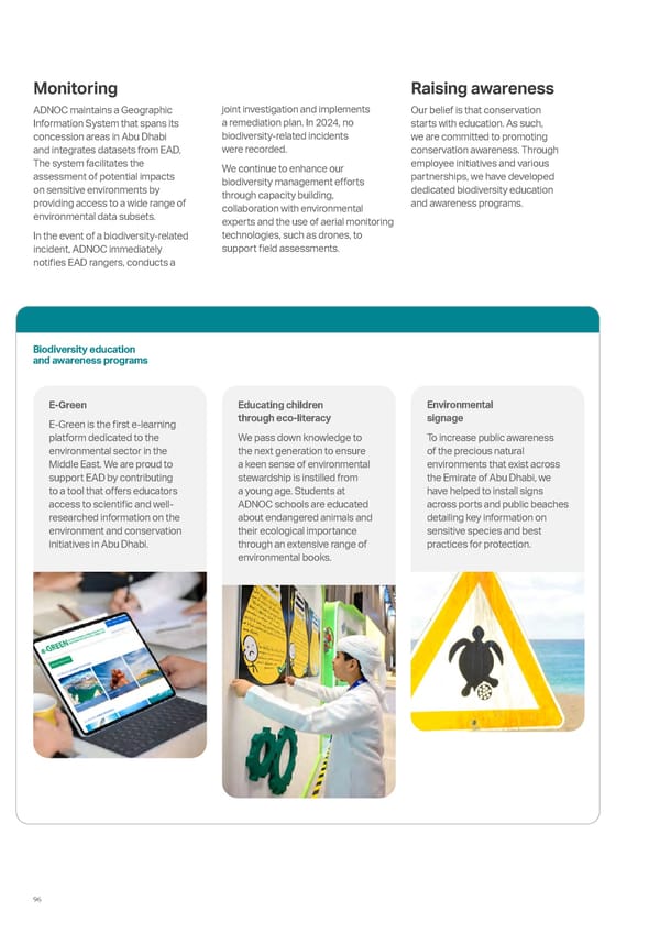 ADNOC Sustainability Report 2024: Driving Progress & Prosperity - Page 96