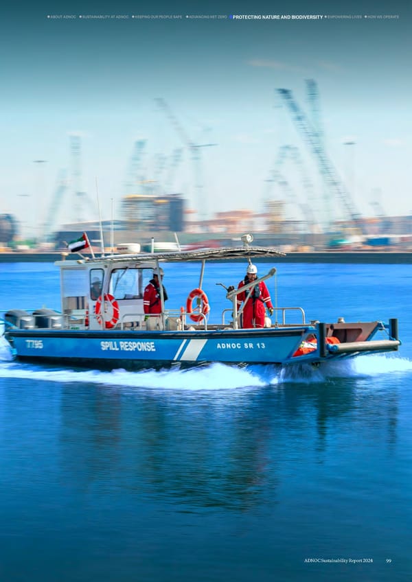 ADNOC Sustainability Report 2024: Driving Progress & Prosperity - Page 99