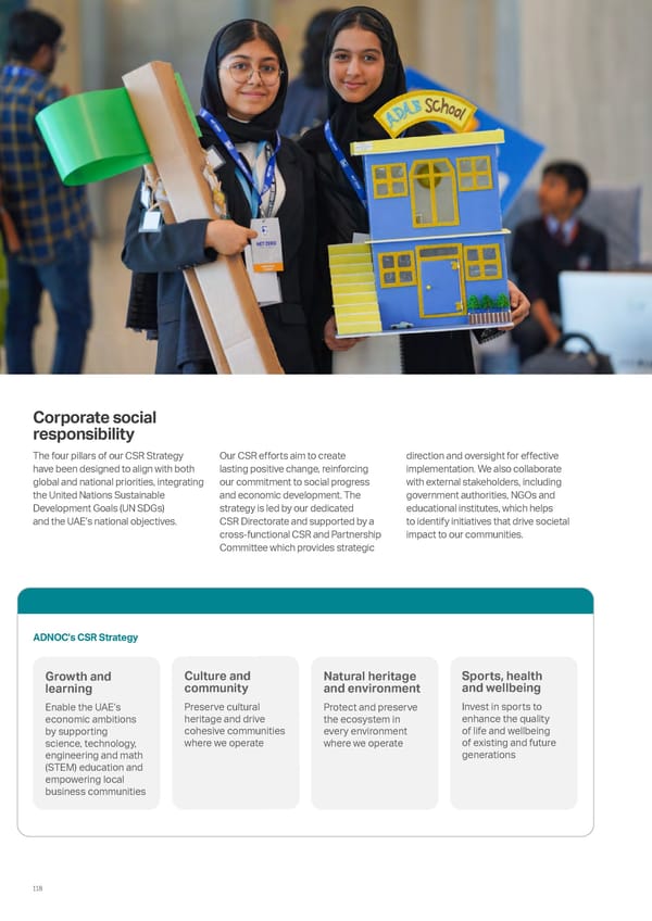 ADNOC Sustainability Report 2024: Driving Progress & Prosperity - Page 118