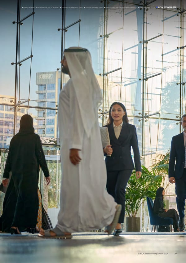 ADNOC Sustainability Report 2024: Driving Progress & Prosperity - Page 129