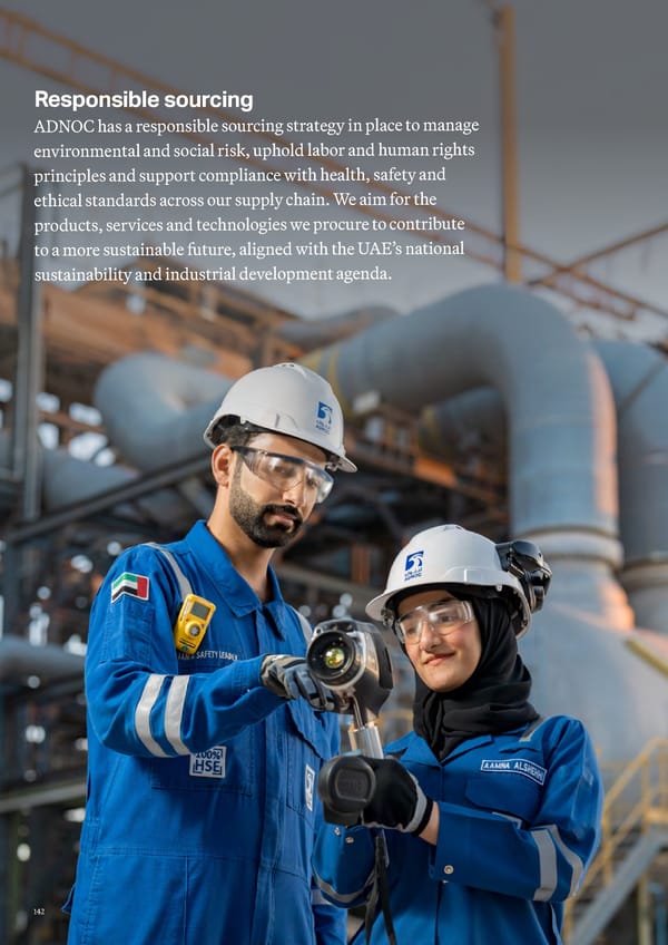 ADNOC Sustainability Report 2024: Driving Progress & Prosperity - Page 142