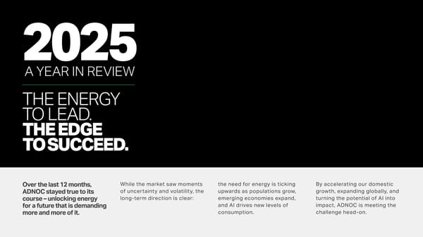 2025: A Year in Review - The Energy to Lead - Page 1