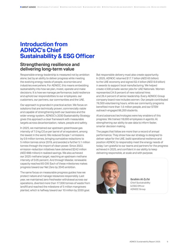 Sustainability Report 2025: Delivering Responsibly - Page 7