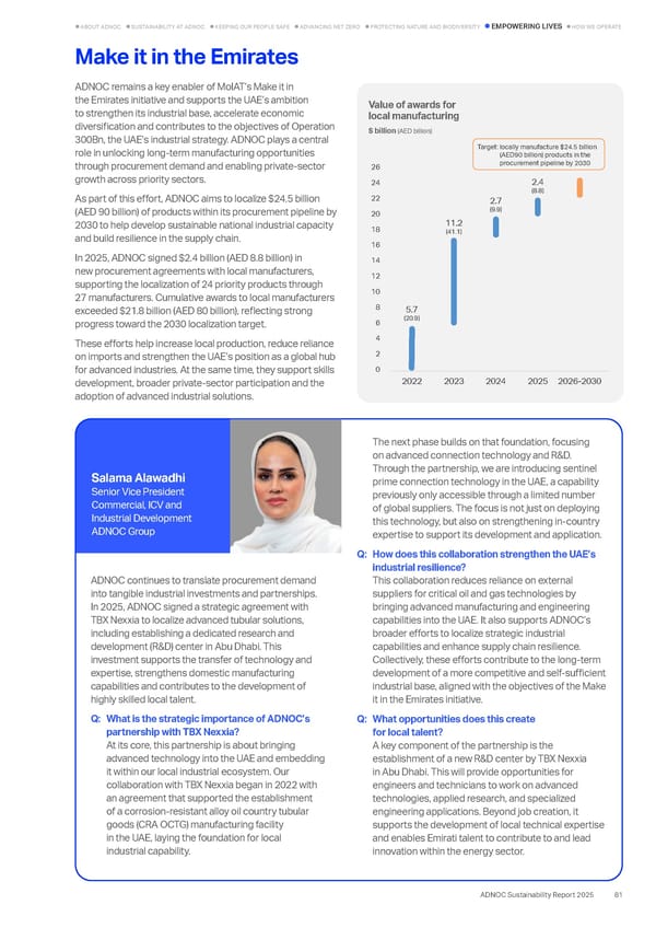 Sustainability Report 2025: Delivering Responsibly - Page 74