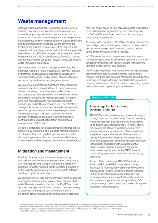 Sustainability Report 2025: Delivering Responsibly - Page 63