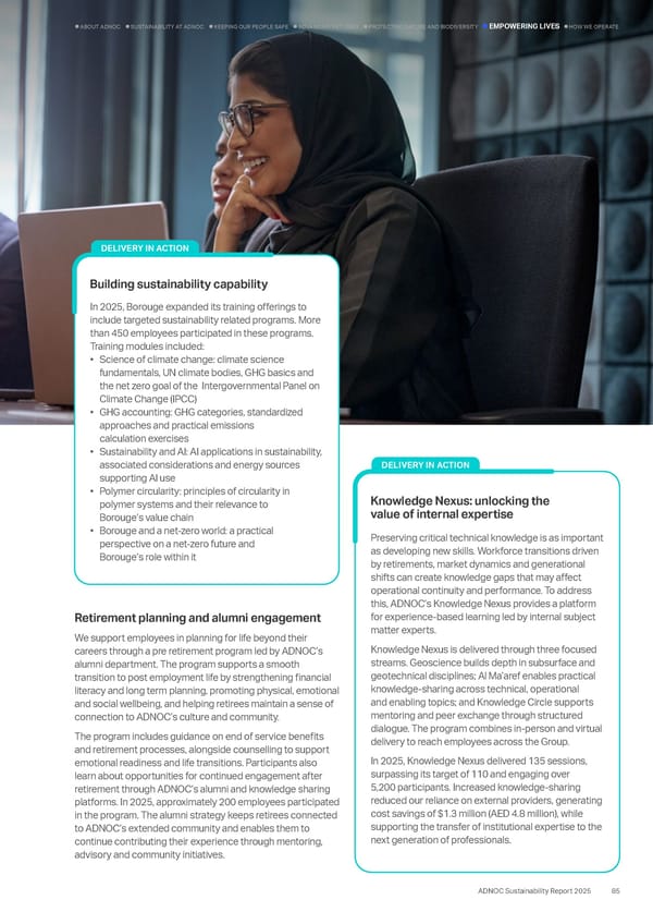 Sustainability Report 2025: Delivering Responsibly - Page 78