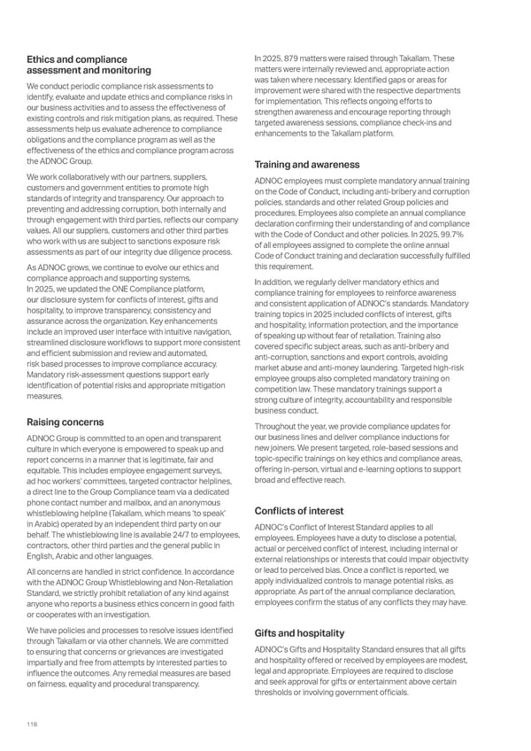 Sustainability Report 2025: Delivering Responsibly - Page 110