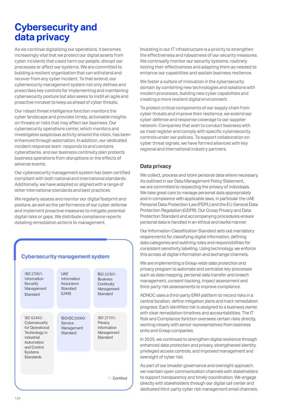 Sustainability Report 2025: Delivering Responsibly - Page 116