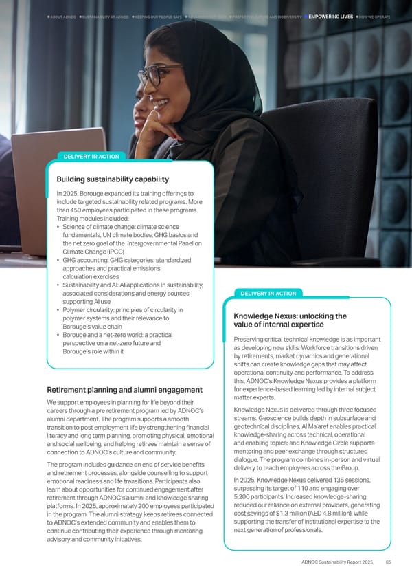 Sustainability Report 2025: Delivering Responsibly - Page 83