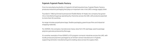 How ADNOC’s In Country Value Program Reaches Every Emirate in the UAE - Page 14