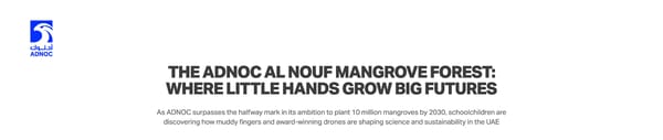 ADNOC Al Nouf Mangrove Forest Initiative - Page 1