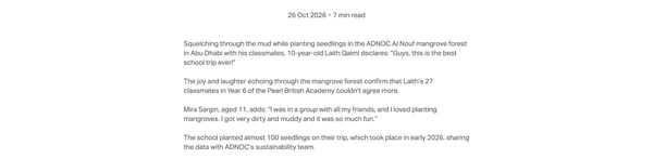 ADNOC Al Nouf Mangrove Forest Initiative - Page 3
