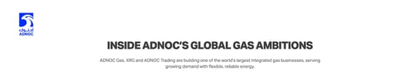 Inside ADNOC’s global gas ambitions - Page 1