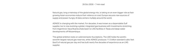 Inside ADNOC’s global gas ambitions - Page 3