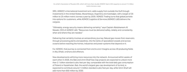 Inside ADNOC’s global gas ambitions - Page 8