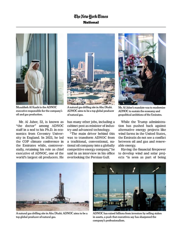 Abu Dhabi’s State Oil Company Looks Beyond Oil - Page 3