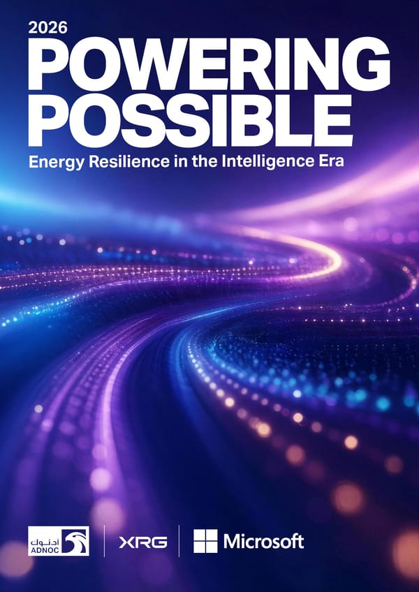 Powering Possible 2026: Energy Resilience in the Intelligence Era - Page 1