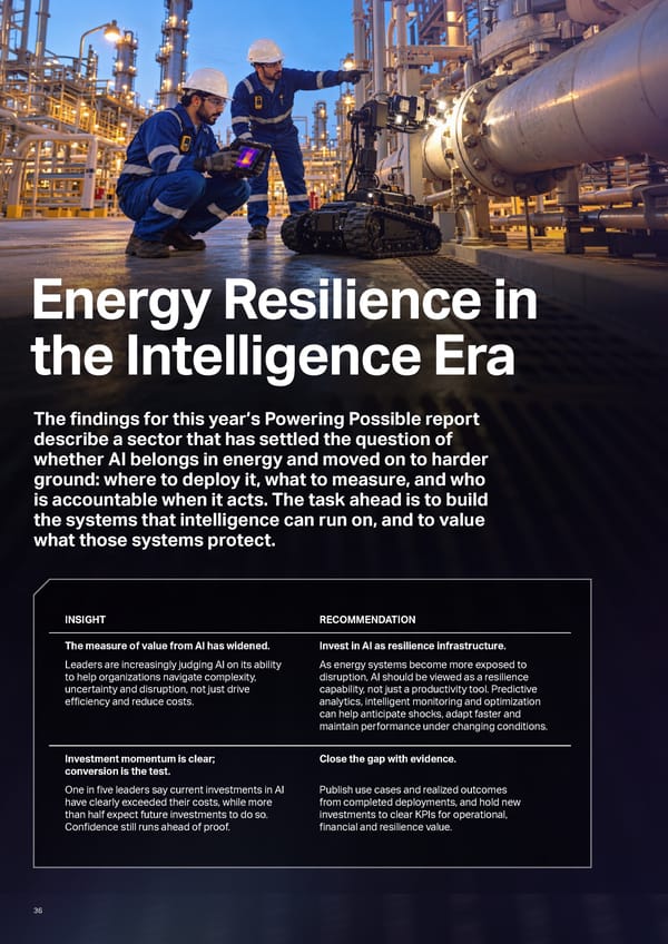 Powering Possible 2026: Energy Resilience in the Intelligence Era - Page 36